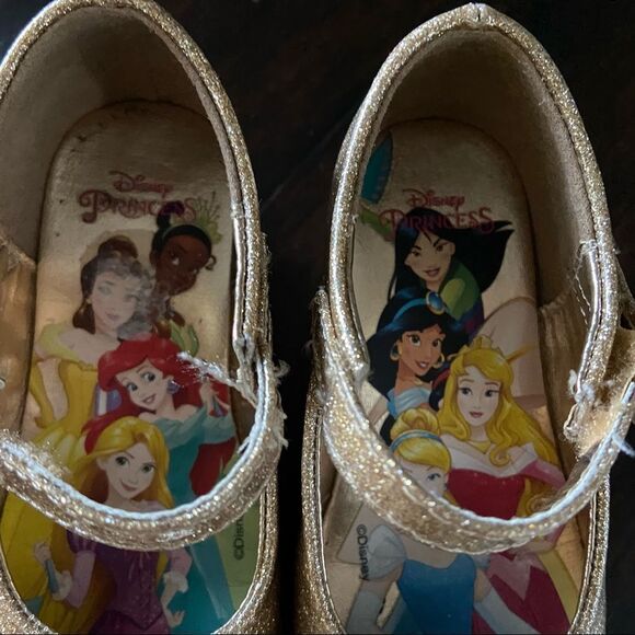 Disney Princess Glitter Dress Shoes Size 7C - Picture 3 of 5